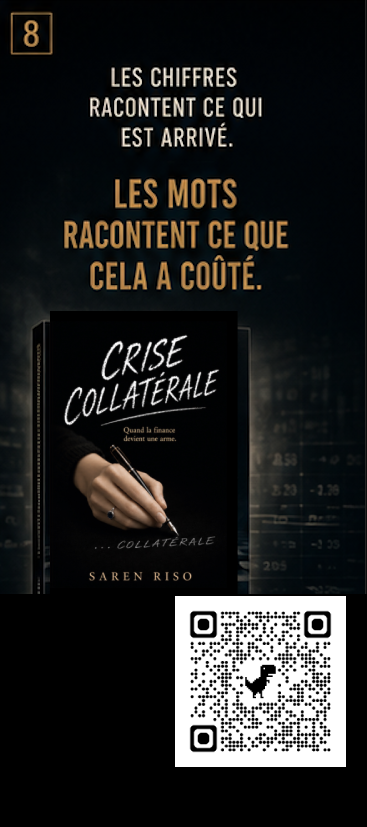 Couverture de Crise Collatérale et QR code Amazon