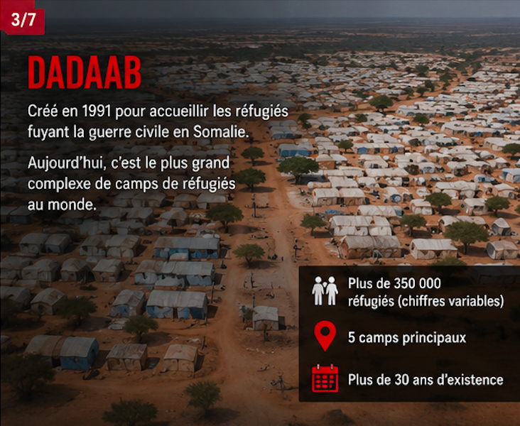 Vue générale du camp de Dadaab