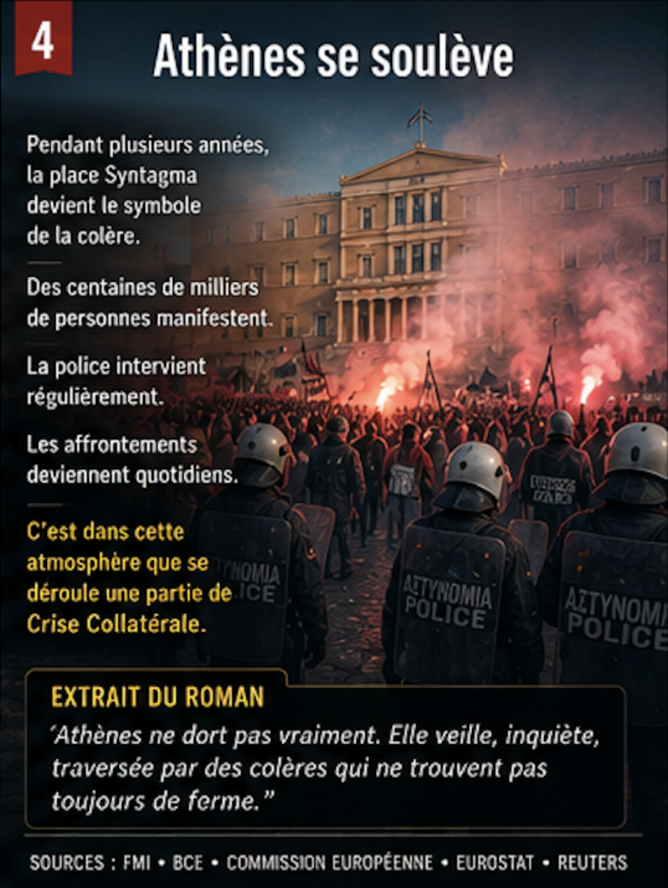 Manifestations sur la place Syntagma à Athènes